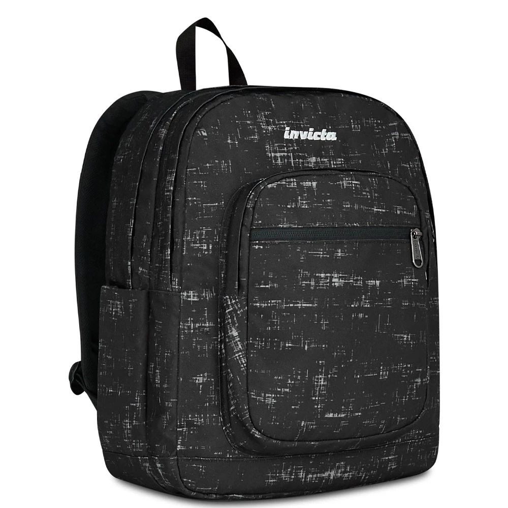 Zaino Invicta Jelek Fantasy Black Doodle Doppio Scomparto 34lt