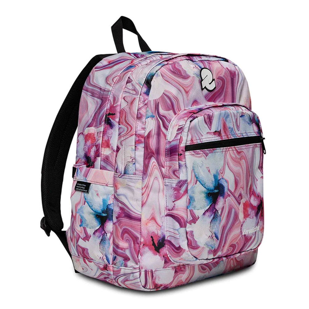 Zaino Invicta Jelek Fantasy Marble Flower Doppio Scomparto 38lt