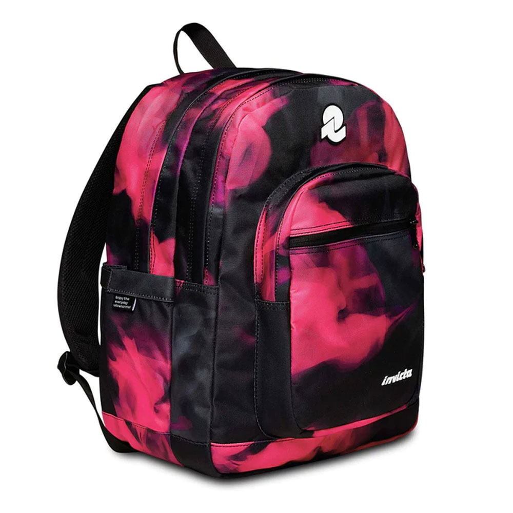 Zaino Invicta Jelek Fantasy Smoky Fuxia Doppio Scomparto 38lt