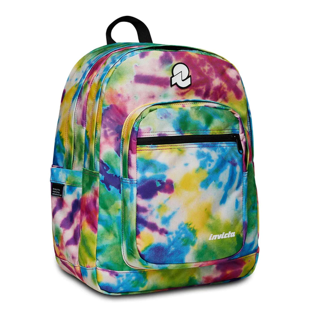 Zaino Invicta Jelek Fantasy Tie Dye Rainbow Doppio Scomparto 38lt