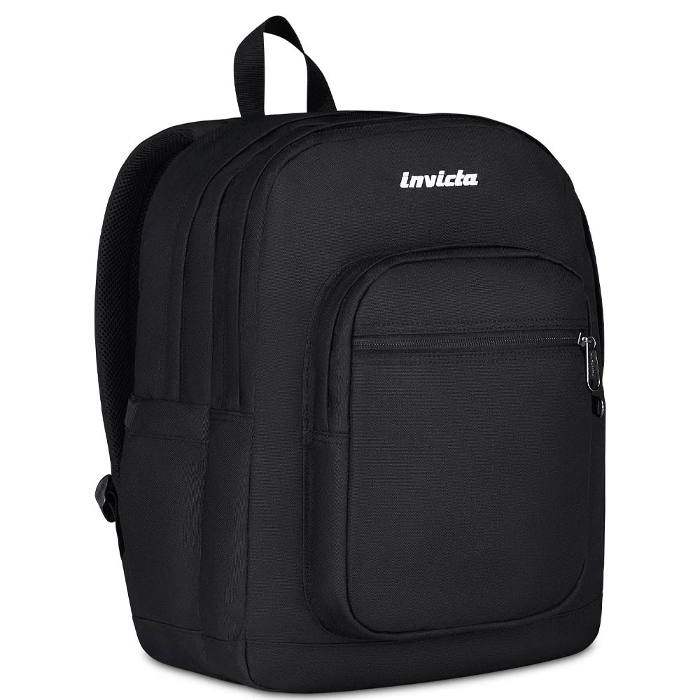 Zaino Invicta Jelek Nero Jet Black Doppio Scomparto 34lt