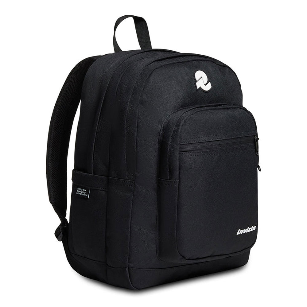 Zaino Invicta Jelek Plain Jet Black Doppio Scomparto 38lt