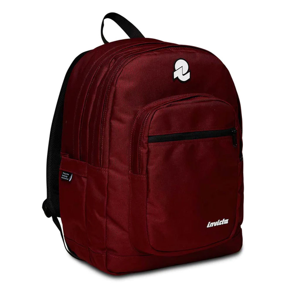 Zaino Invicta Jelek Plain Pomegrate Doppio Scomparto 38lt