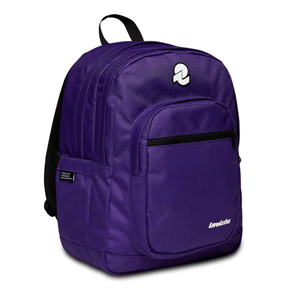 Zaino Invicta Jelek Plain Royal Purple Doppio Scomparto 38lt