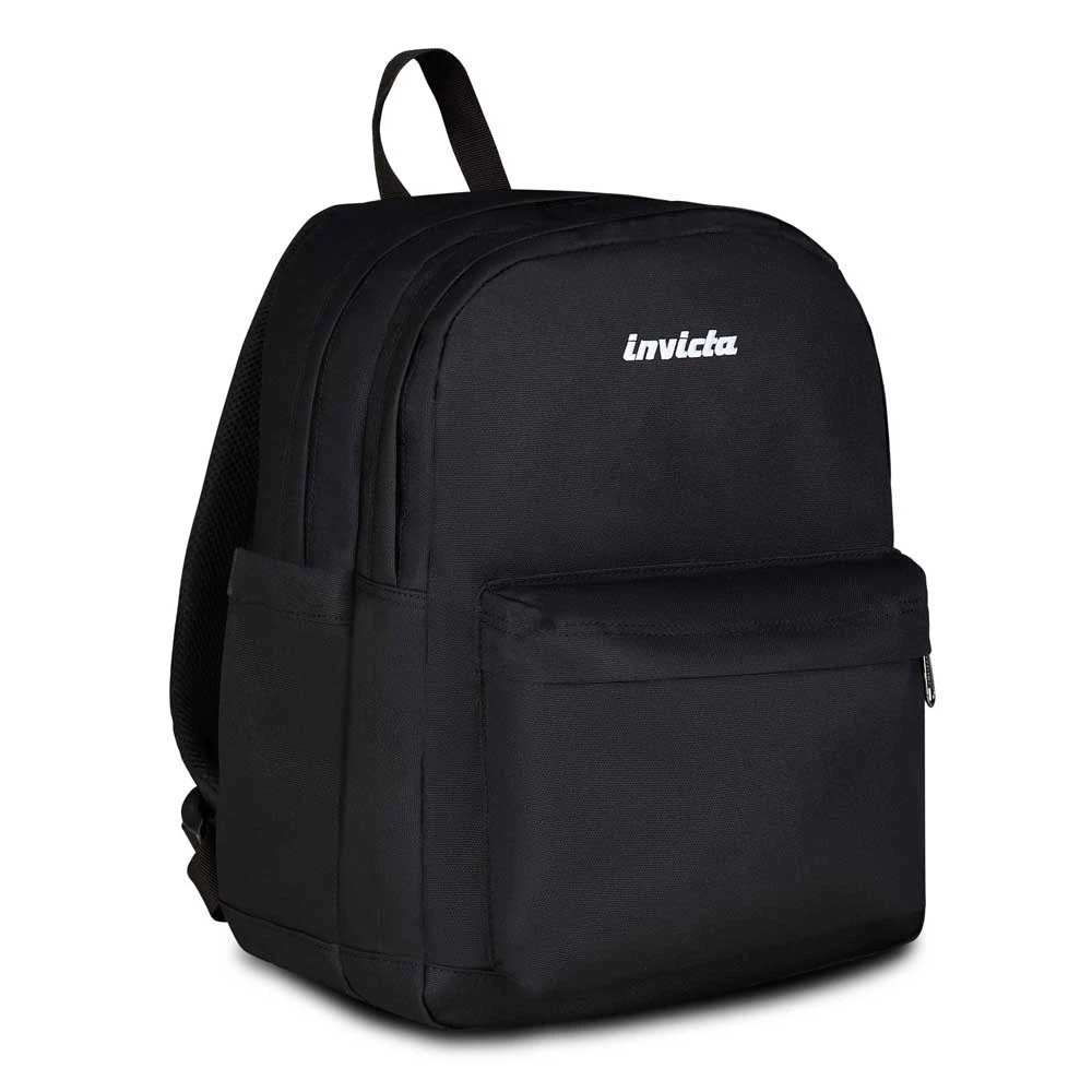 Zaino Invicta Lab Plain Nero Black 27lt Doppio Scomparto