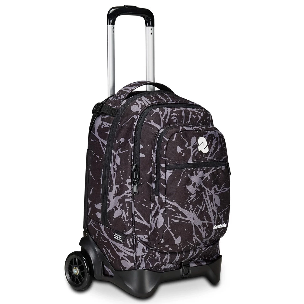 Trolley Invicta Plug Fantasy Black Dripping Zaino Sganciabile 37lt