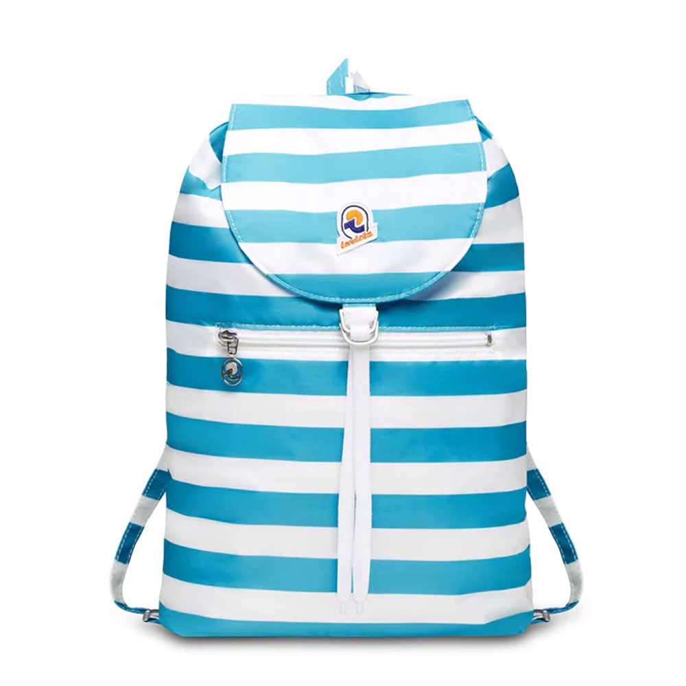 Zaino Invicta Vintage Mini Sac Acqua Marina a Righe Ripiegabile 8lt