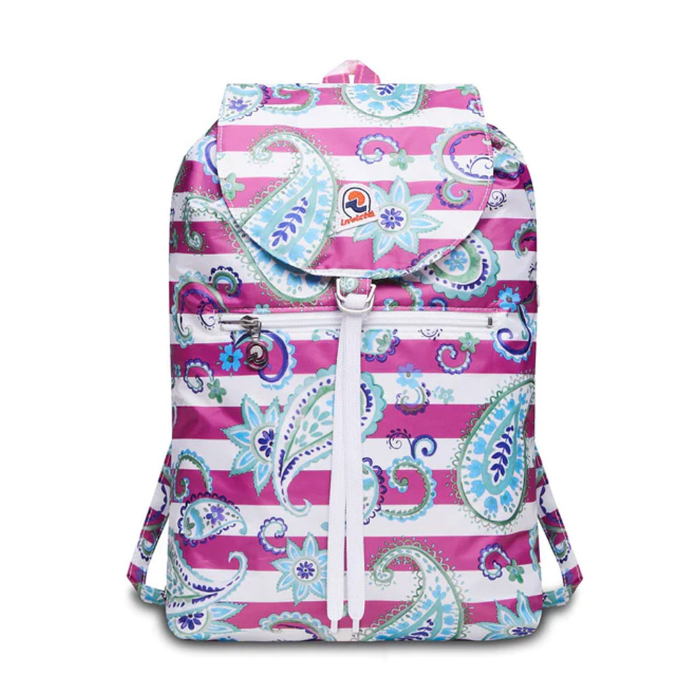 Zaino Invicta Vintage Mini Sac Graphic Rosa Ripiegabile 8lt