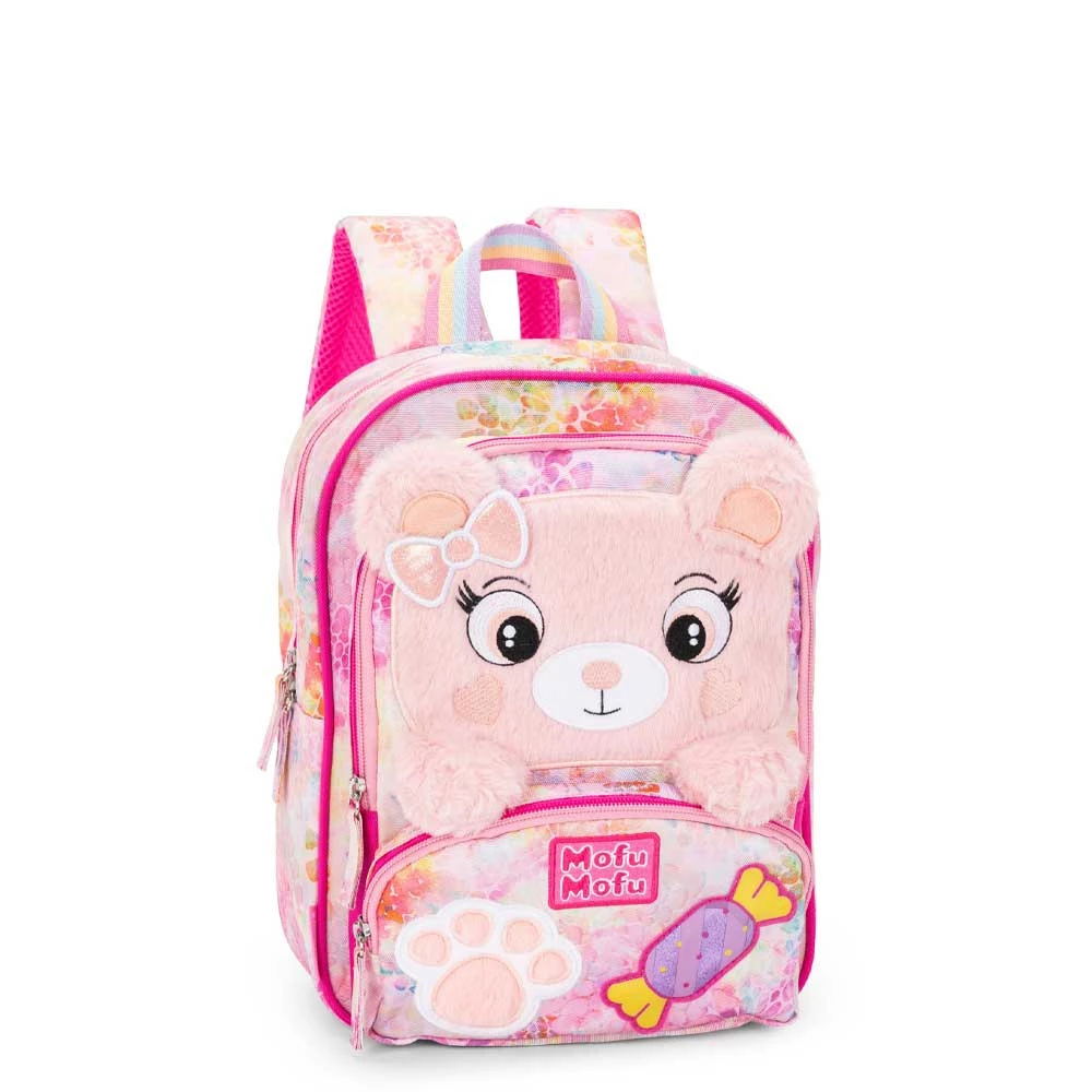 Zaino Asilo Mofu Mofu Orso Zainetto Bambina