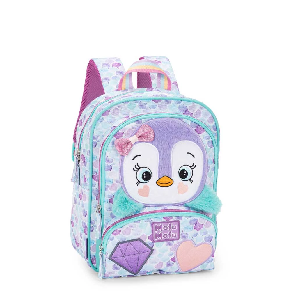 Zaino Asilo Mofu Mofu Pinguino Zainetto Bambina