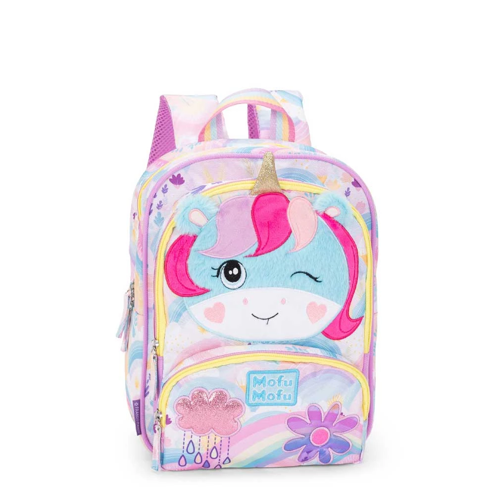 Zaino Asilo Mofu Mofu Unicorno Zainetto Bambina