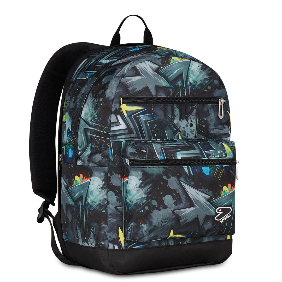 Zaino Scuola Seven Reversibile Boy Color Escape con Cuffie 29lt