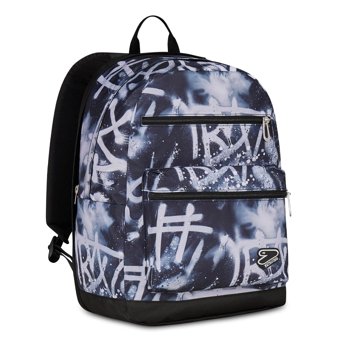 Zaino Scuola Seven Reversibile Boy Crazy Brush con Cuffie 29lt