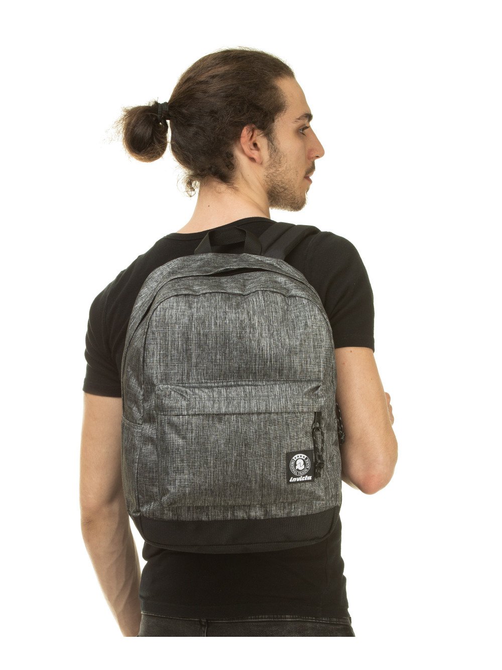 Zaino Carlson Invicta 206001917 grigio melange porta computer lema cartoleria online indossato ragazzo