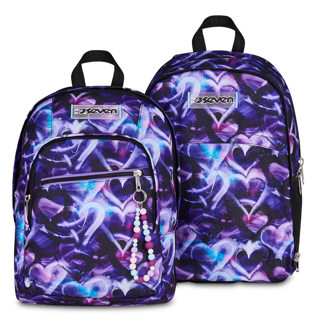Zaino Scuola Seven Dual Detach Lovepass Girl 32lt
