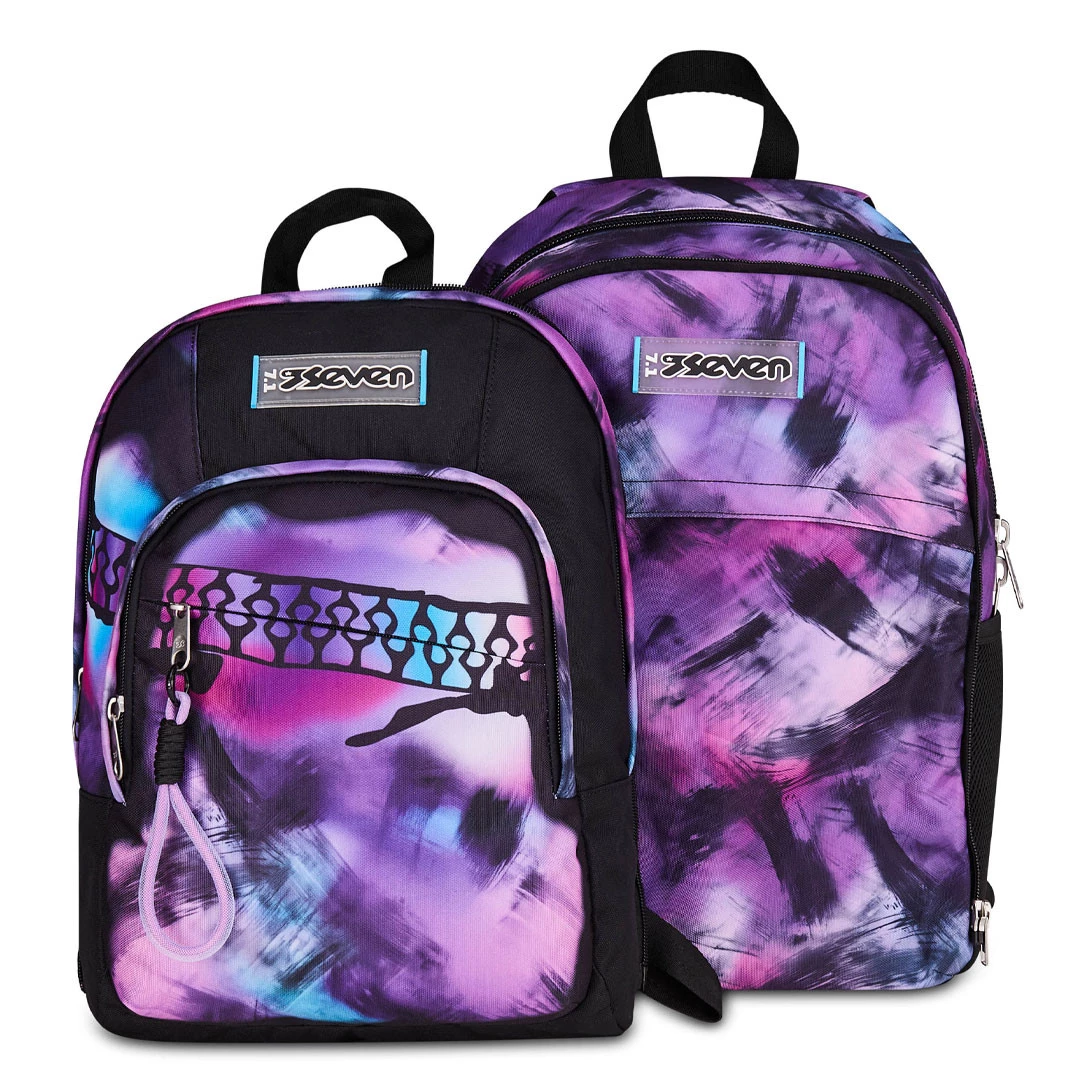 Zaino Scuola Seven Dual Detach Pink Fusion Girl 32lt