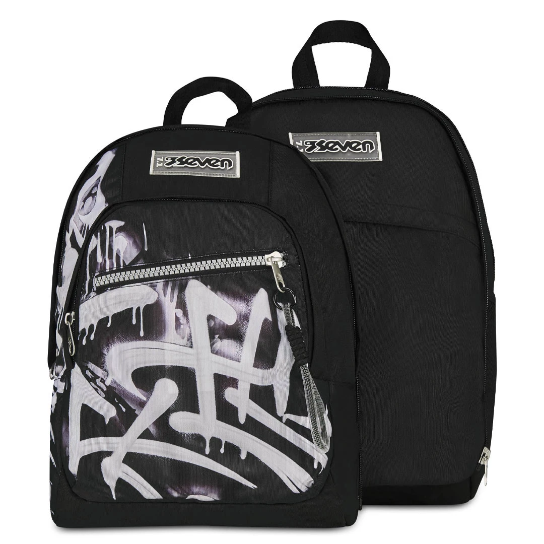 Zaino Scuola Seven Dual Detach Plumpy Line Boy 32lt