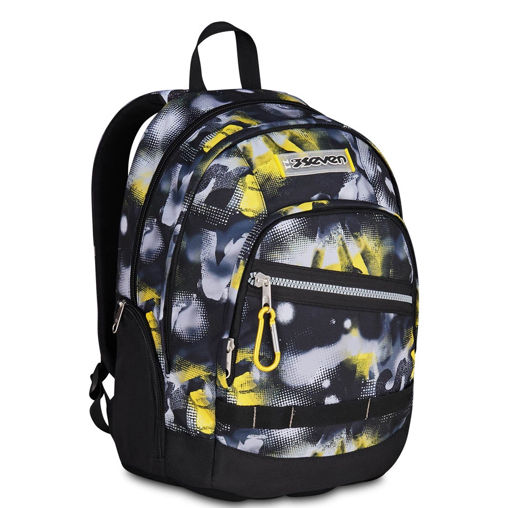 Zaino Scuola Seven Dual Golden Paint Doppio Scomparto 32lt