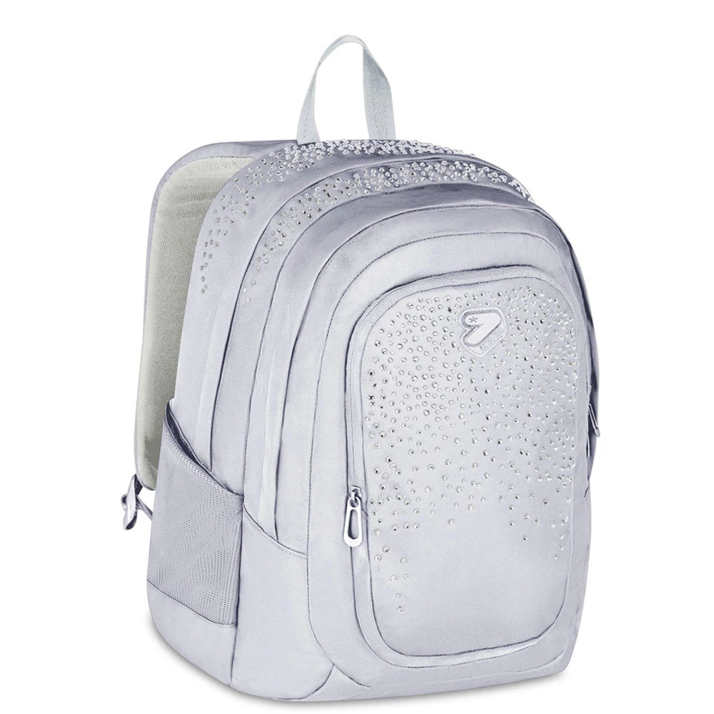 Zaino Scuola Seven Tech Glitzycute Celeste 29lt Doppio Scomparto