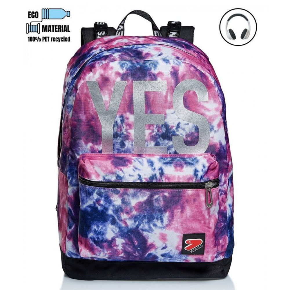 Zaino Seven Double Reversibile Tye and Dye Girl c/cuffie | Lema Scuola