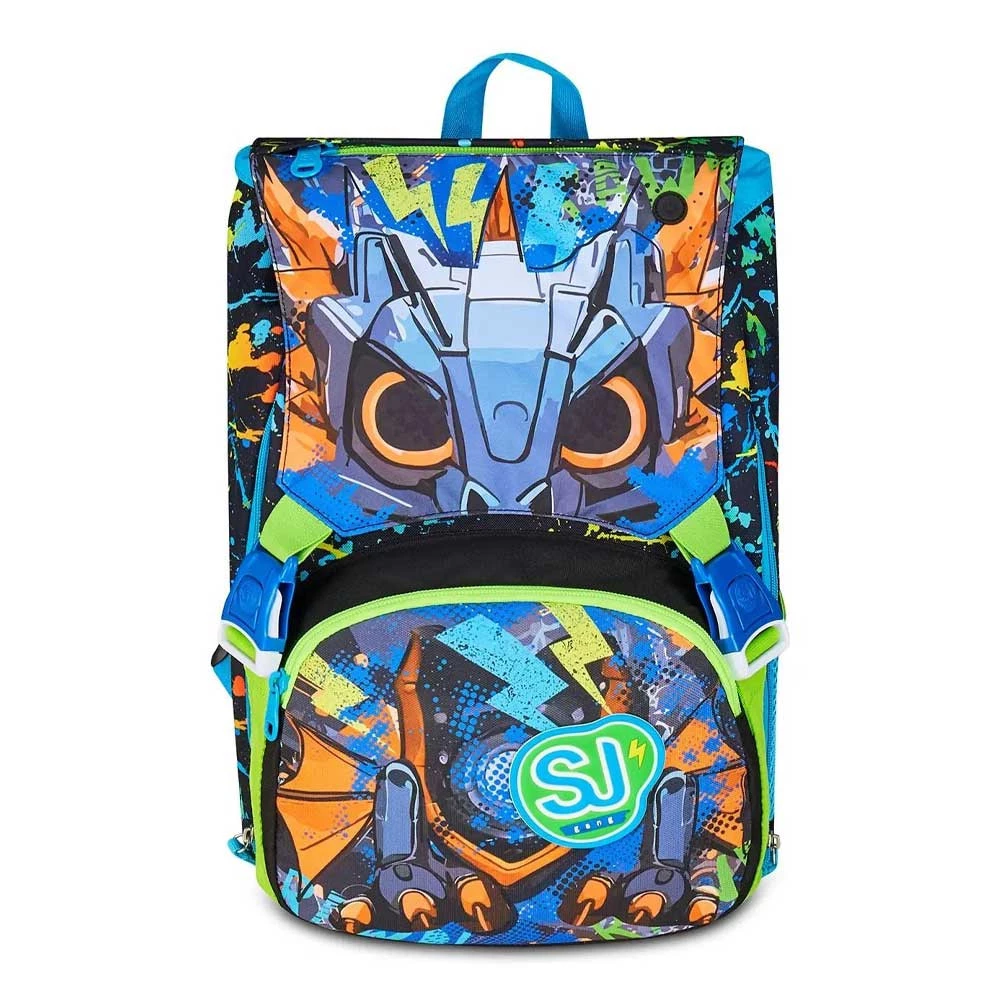 Zaino Estensibile Seven Sj Gang Led Look 24lt Elementari Bambino