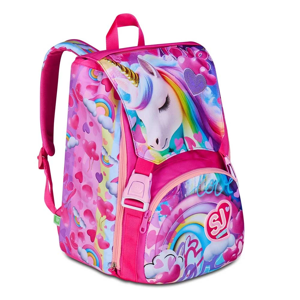 Zaino Estensibile Seven Sj Gang Flyunicorn Girl 24lt Elementari Bambina