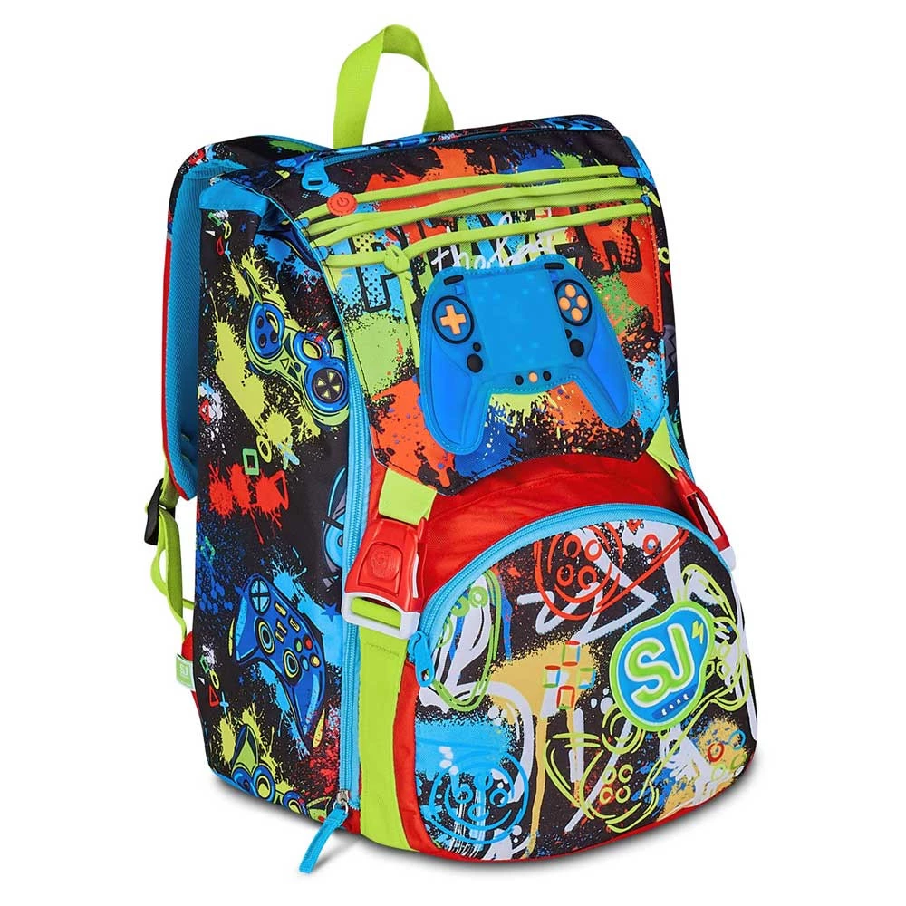 Zaino Seven Sj Gang Game Led Boy 24lt Elementari Bambino
