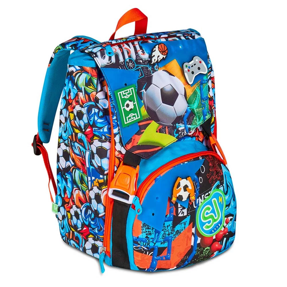 Zaino Estensibile Seven Sj Gang Tinypatch Boy 24lt Elementari Bambino