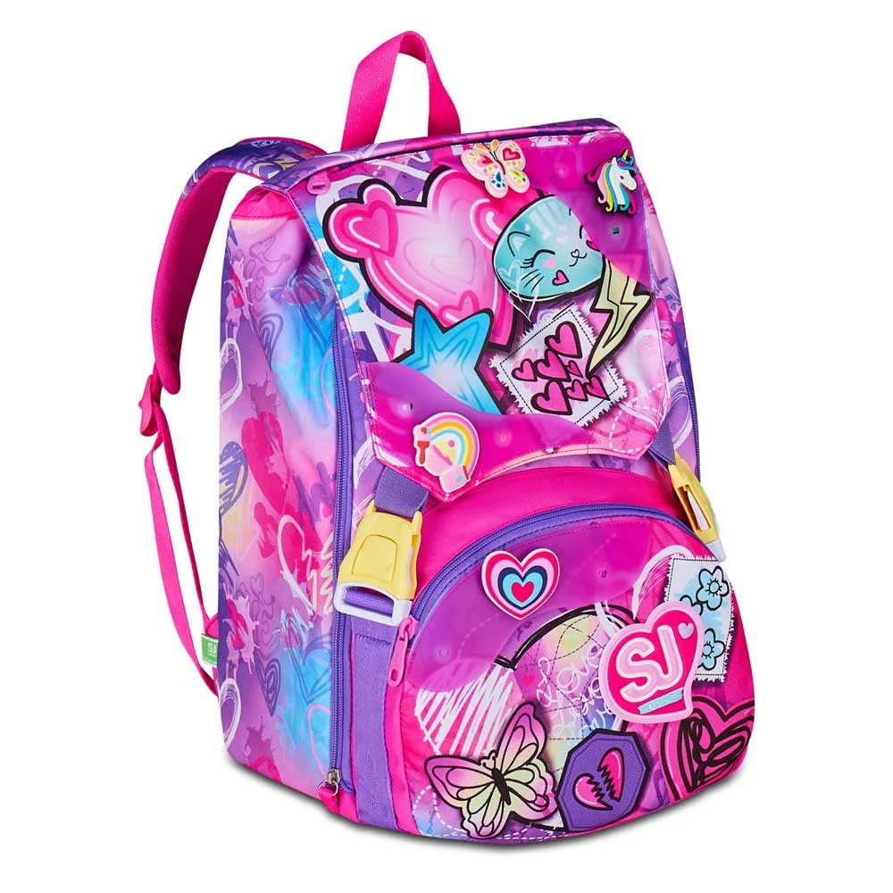 Zaino Estensibile Seven Sj Gang Tinypatch Girl 24lt Elementari Bambino