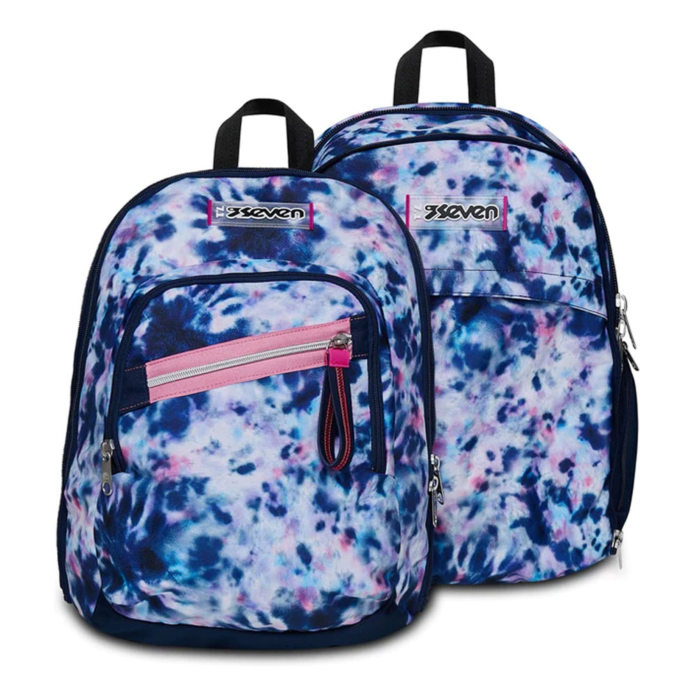 Zaino Scuola Seven Advanced Detach Cloudy Shapes 31lt con Zainetto