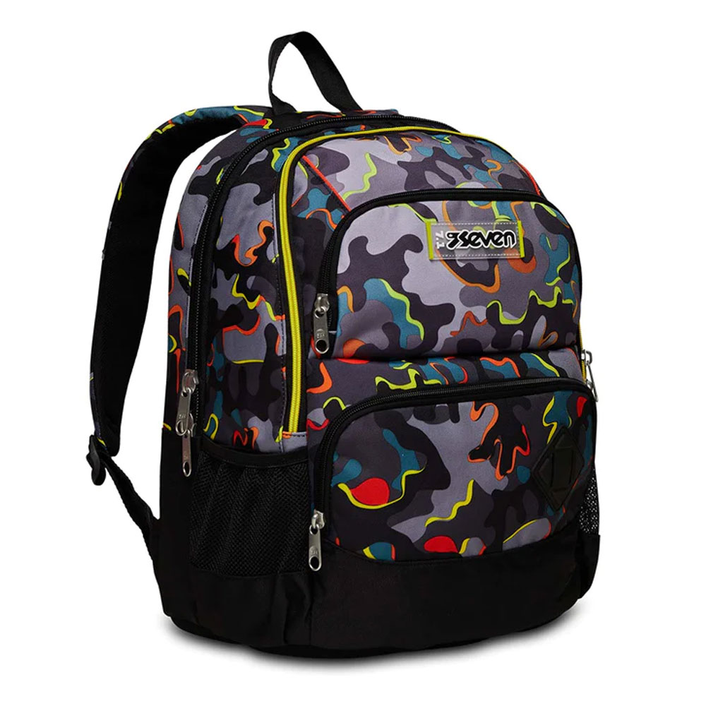 Zaino Scuola Seven Advanced Pockets con Tasche Dye On 30lt