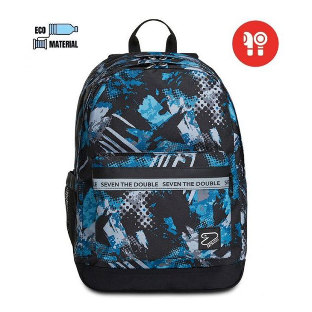 Zaino Seven Double Pro XXL 30lt Blue Aviator 201002219 Auricolari | Lema Scuola