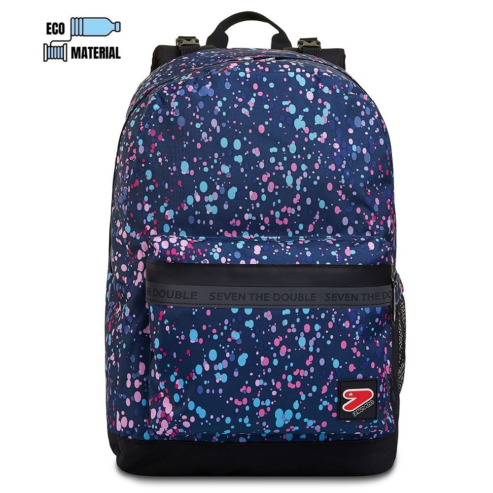 Zaino Seven Double Reversibile Color Spots 201002147-550 | Lema Scuola