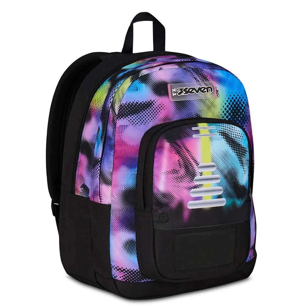 Zaino Seven Freethink LED Write Down Girl 34lt Doppio Scomparto