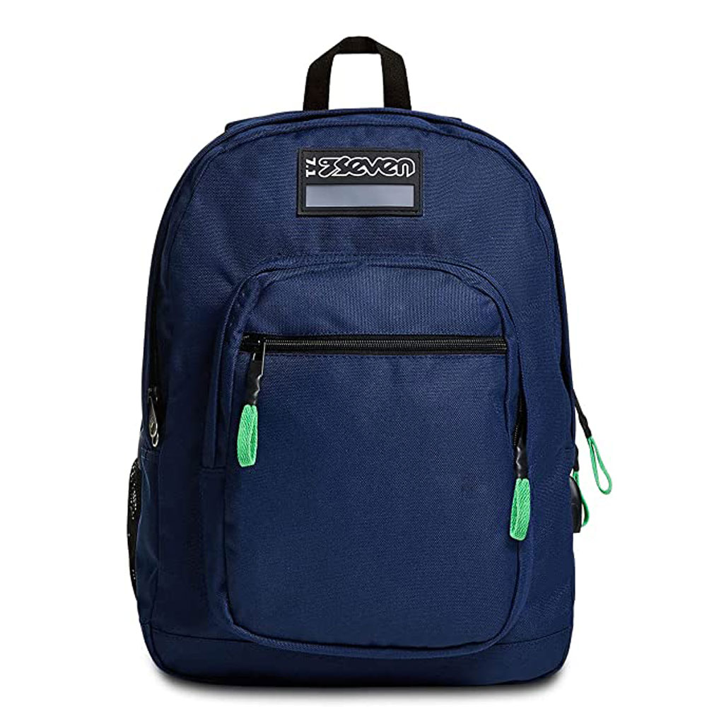 Zaino Seven Freethink 34lt Unisex Blue Deep 201002275 con Usb | Lema Scuola