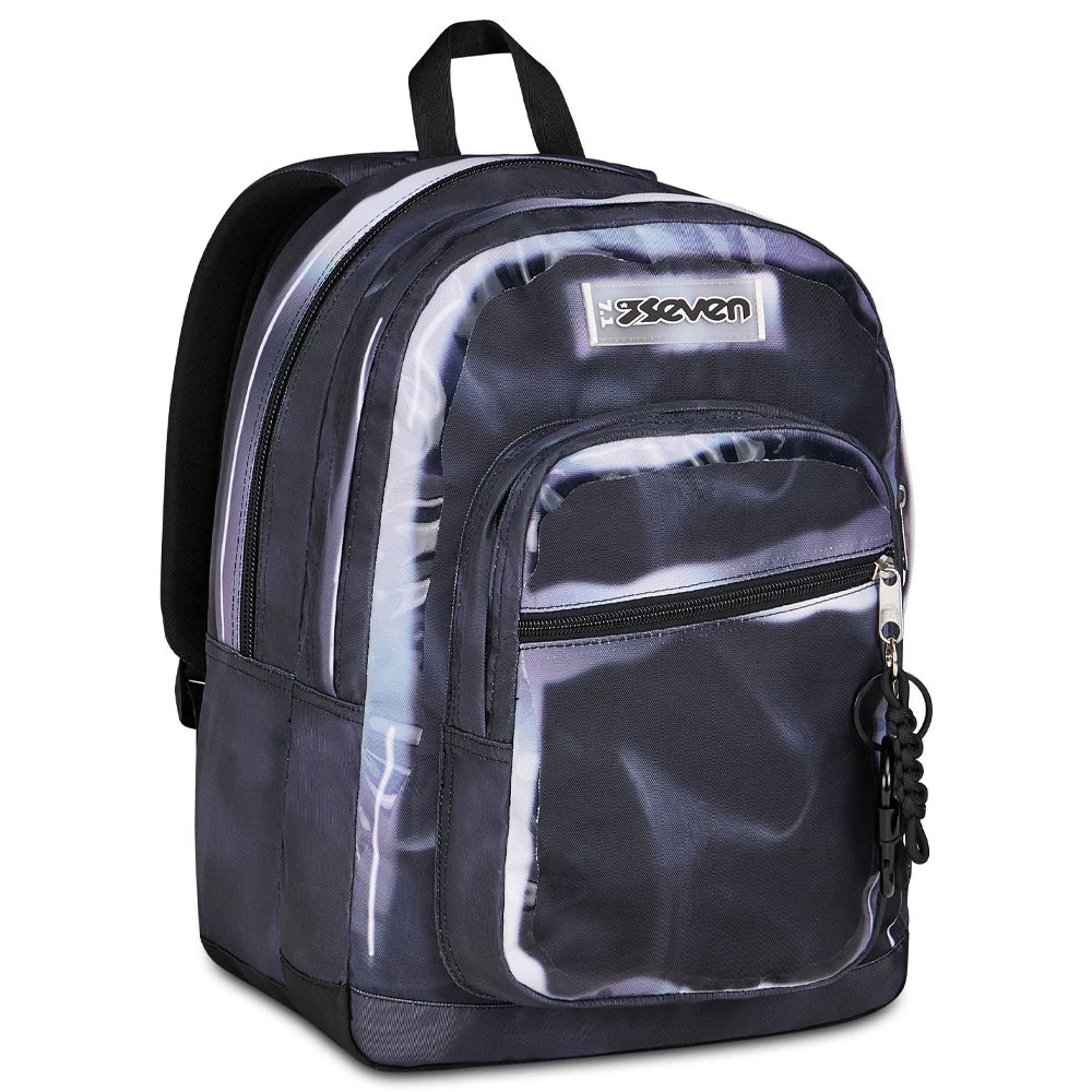 Zaino Scuola Seven Freethink Shadow of Color Grigio 34lt