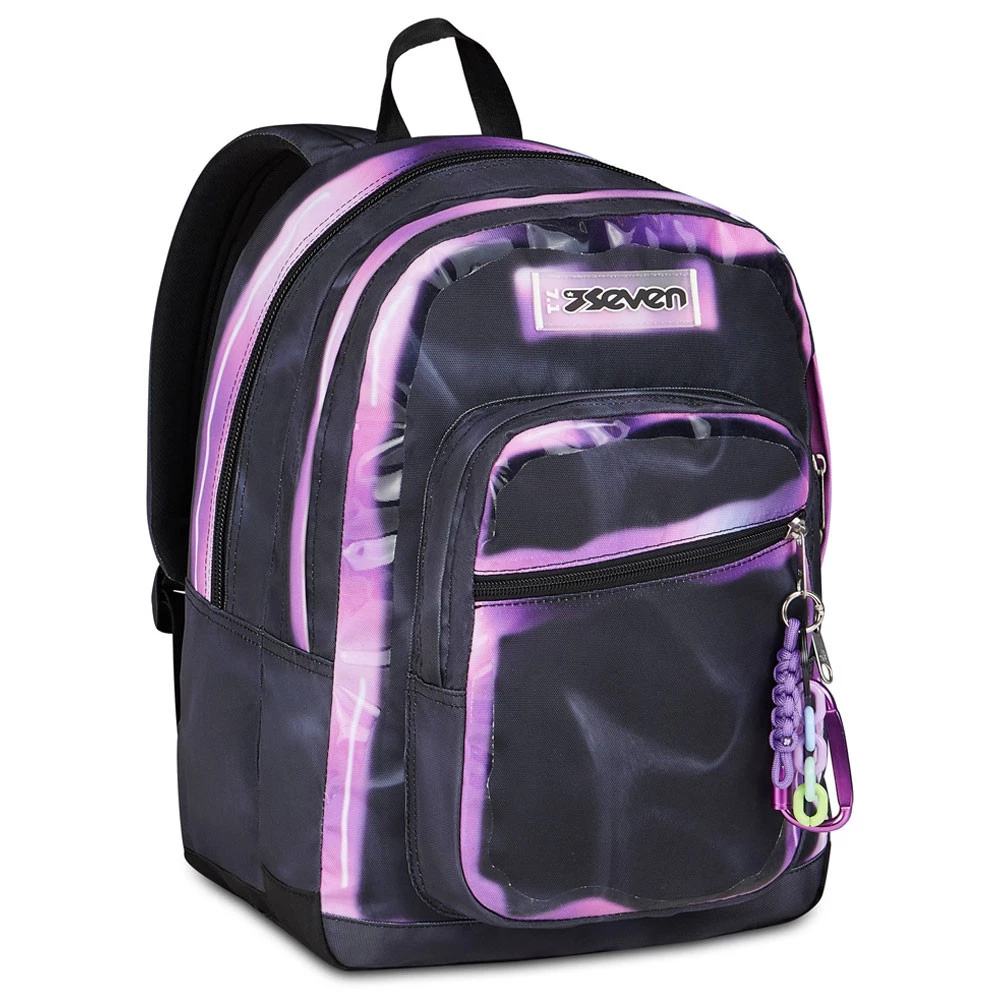 Zaino Scuola Seven Freethink Shadow of Color Rosa 34lt