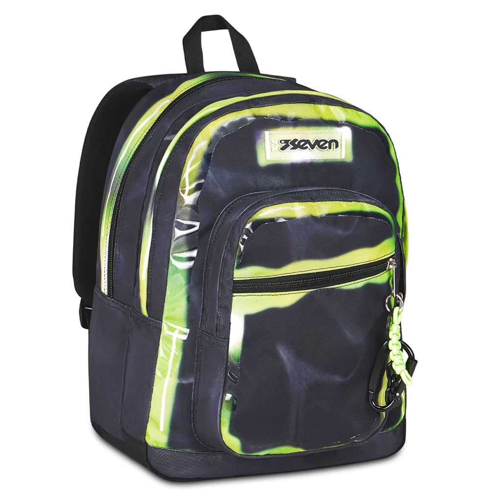 Zaino Scuola Seven Freethink Shadow of Color Verde 34lt