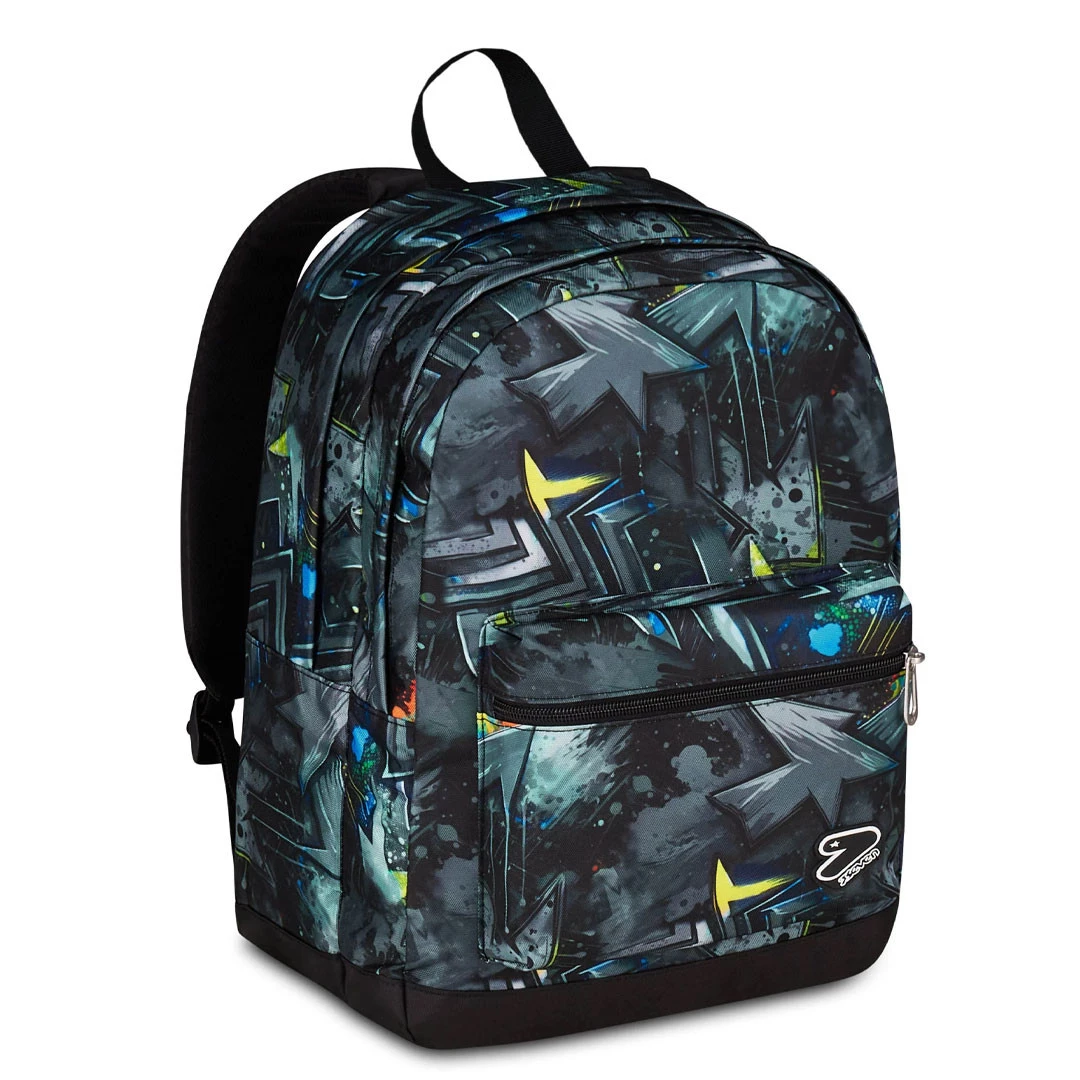 Zaino Scuola Seven Pro XXL Abyss con Cuffie Wireless Omaggio 34lt