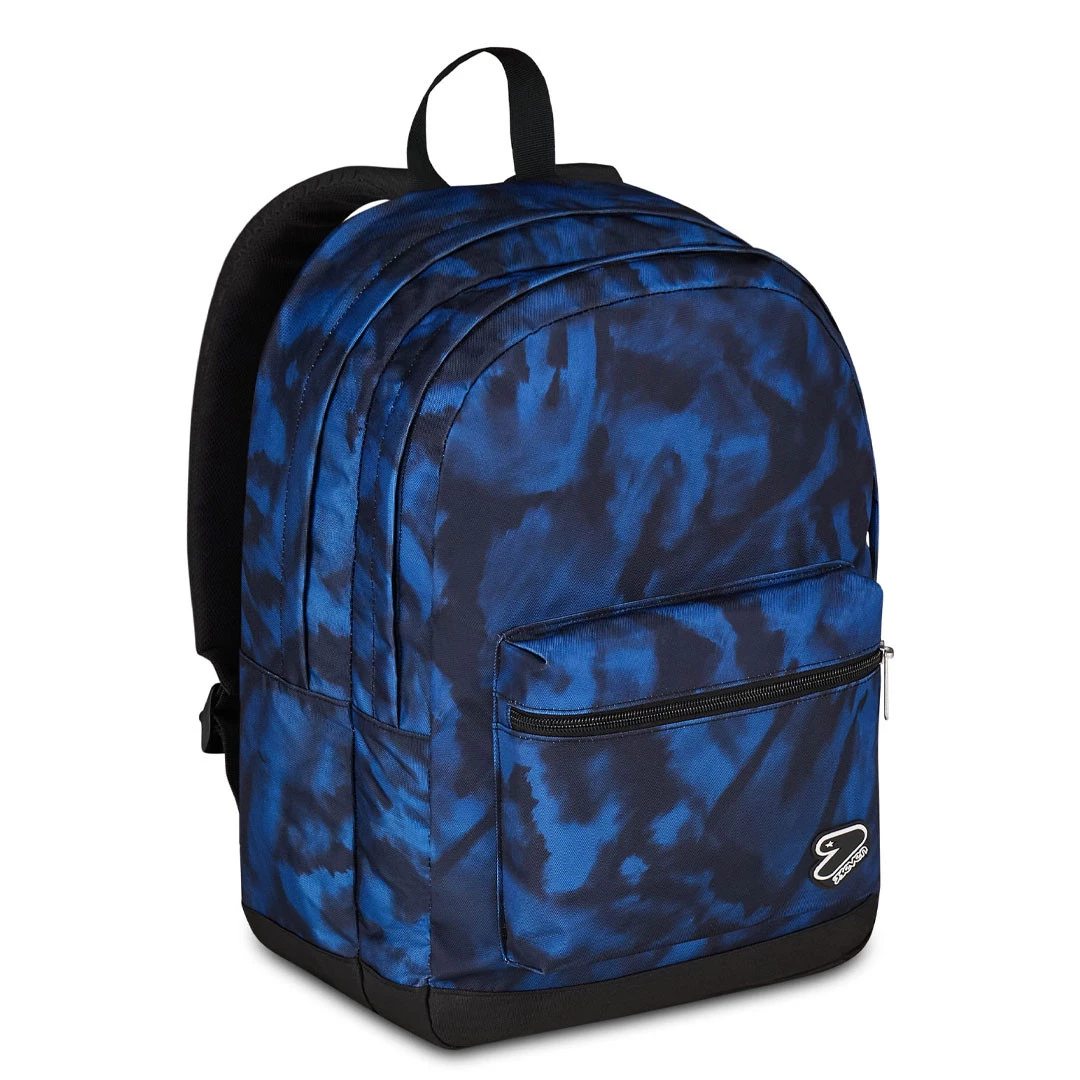 Zaino Scuola Seven Pro XXL Blue Deep con Cuffie Wireless Omaggio 34lt