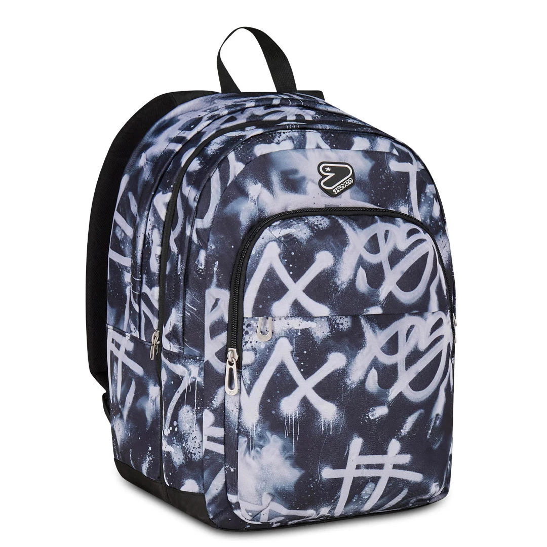 Zaino Scuola Seven Pro XXL Detach Pirate Black 34lt