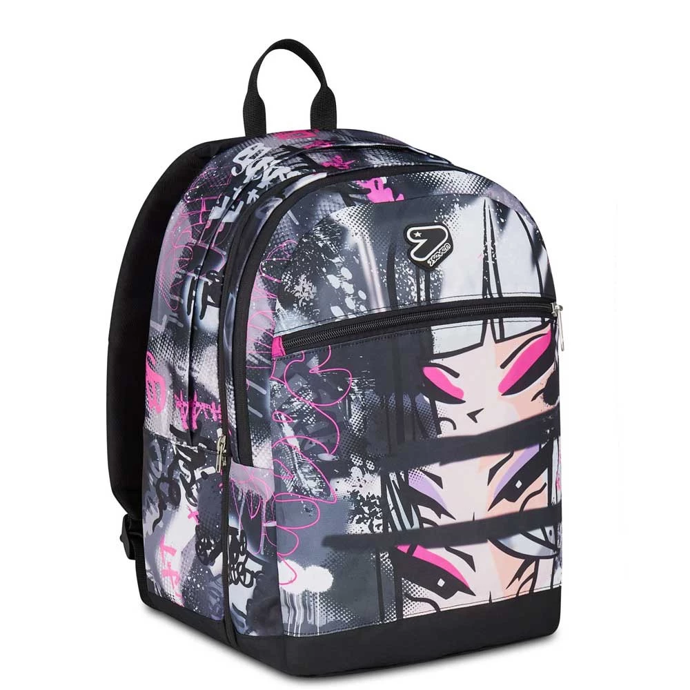 Zaino Seven PRO XXL Detach Reversibile Gray Shadow Girl Manga 33lt