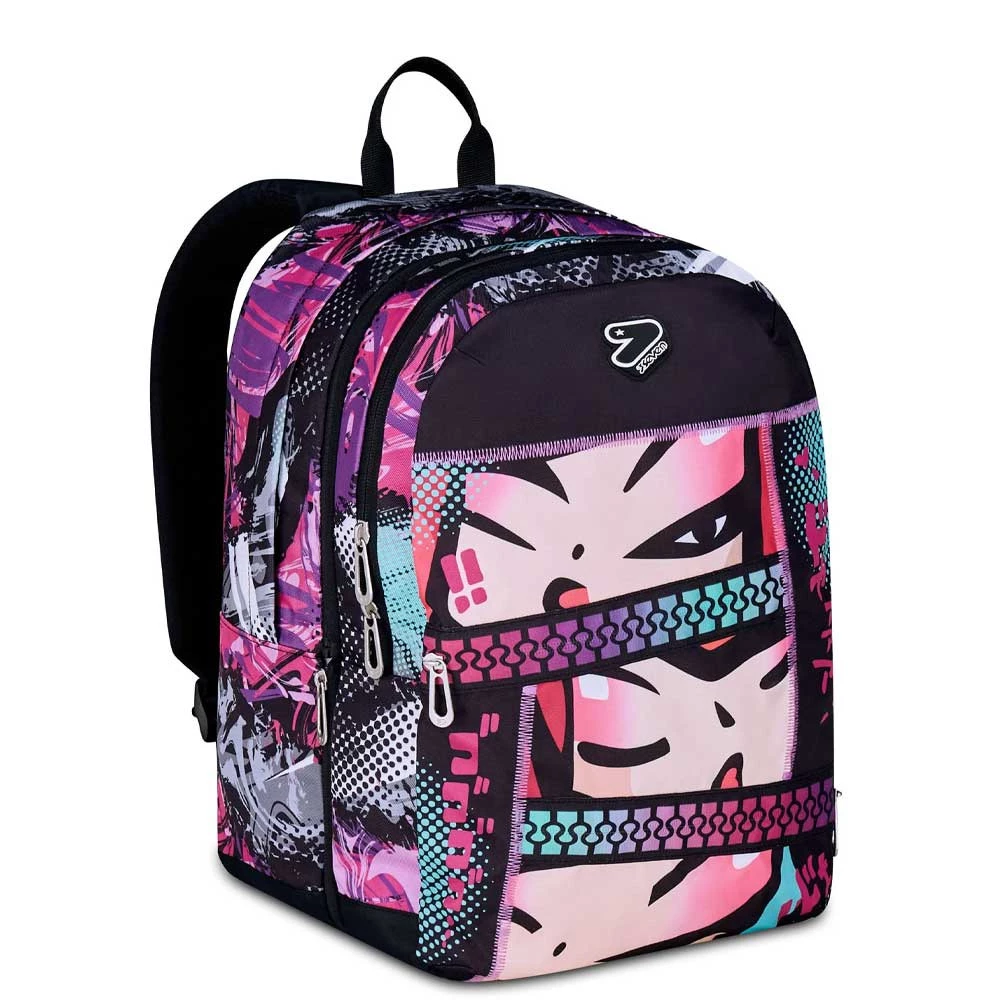 Zaino Seven PRO XXL Detach Reversibile Japanese Mood Girl Manga 33lt