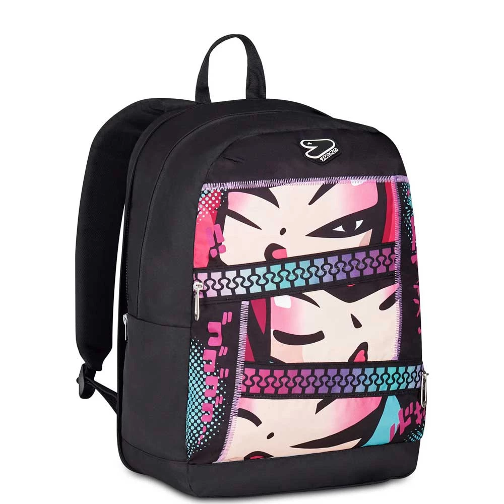 Zaino Seven Reversibile Japanese Mood Girl Manga 29lt con Cuffie