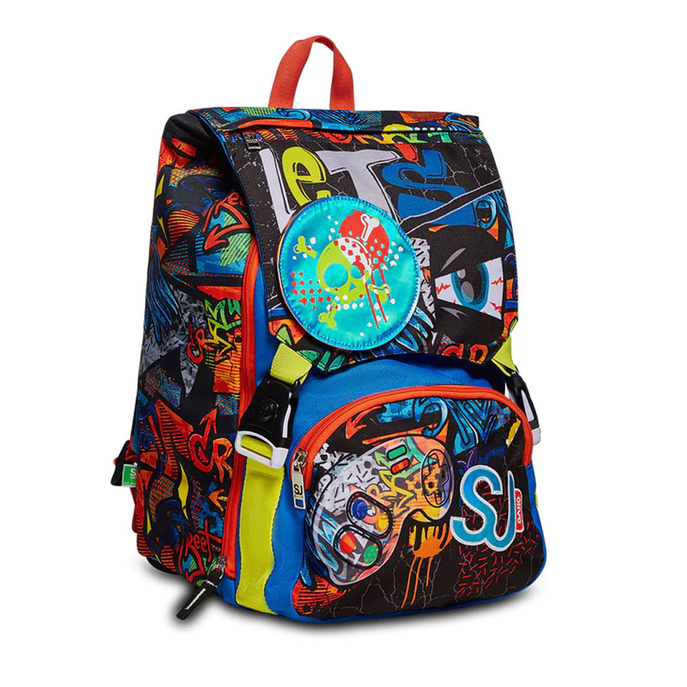 Zaino Scuola Seven Facce Sj Gang Sdoppiabile 28lt 2C2002253
