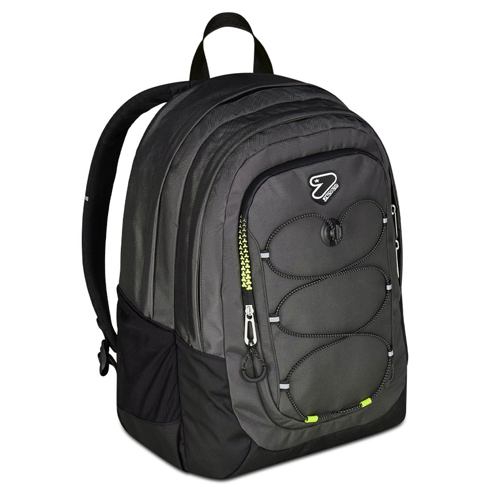 Zaino Seven Tech 30 lt Grigio Doppio Scomparto Inserti Rifrangenti