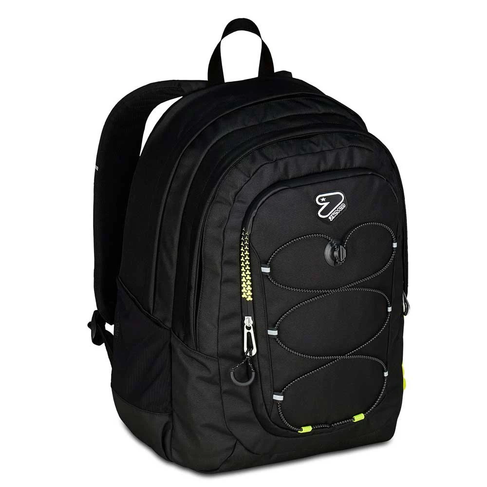 Zaino Seven Tech Nero Doppio Scomparto 30lt