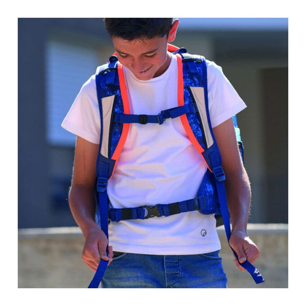 Zaino Scuola Seven UPDOWN TWICE Deeply Indigo Boy 32lt