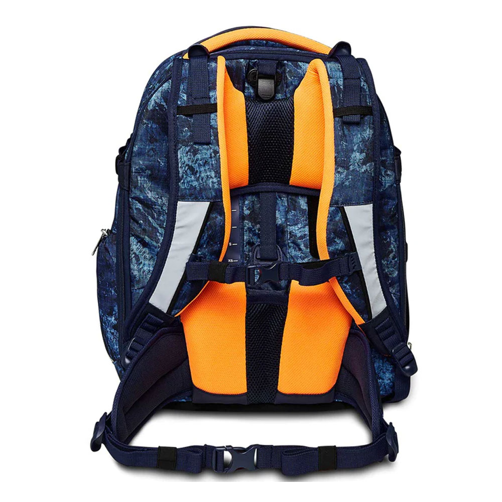 Zaino Scuola Seven Updown Twice Deeply Indigo Ergonomico 32lt