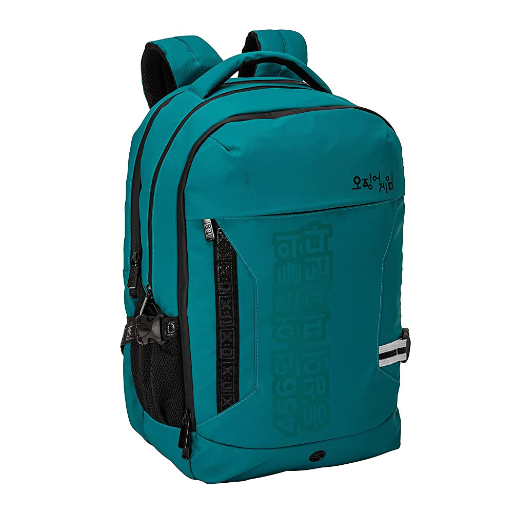 Zaino Scuola e Tempo Libero Verde Squid Game Serie Netflix